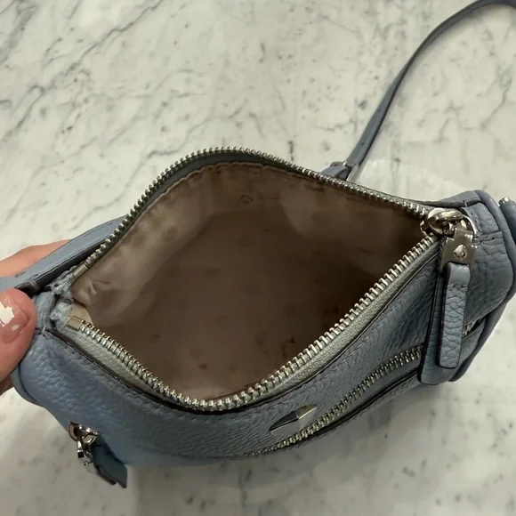 ❤️SOLD❤️ Kate Spade Light Blue Leather Crossbody Purse - Picture 6 of 6